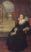 Alathea Talbot Countess of Arundel,sitting before the picture gallery at Arundel House Mytens, Daniel the Elder